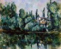 Les rives de la Marne Paul Cézanne